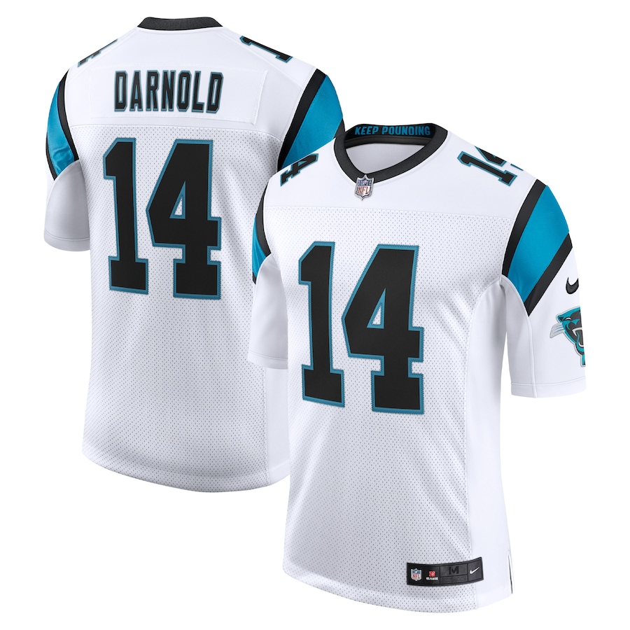 Men's - Nike Sam Darnold White Carolina Panthers Vapor Limited Jersey