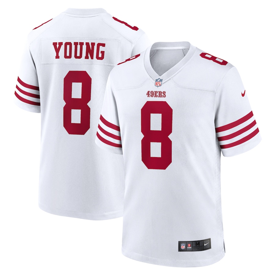 Men's - Nike Steve Young White San Francisco 49ers Retired Player Game Jersey Men's - Nike Steve Young White San Francisco 49ers Retired Player Game Jersey