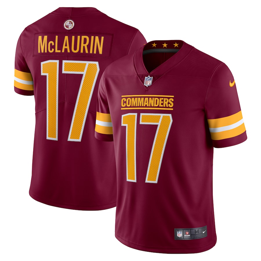 Men's - Nike Terry McLaurin Burgundy Washington Commanders Vapor Limited Jersey