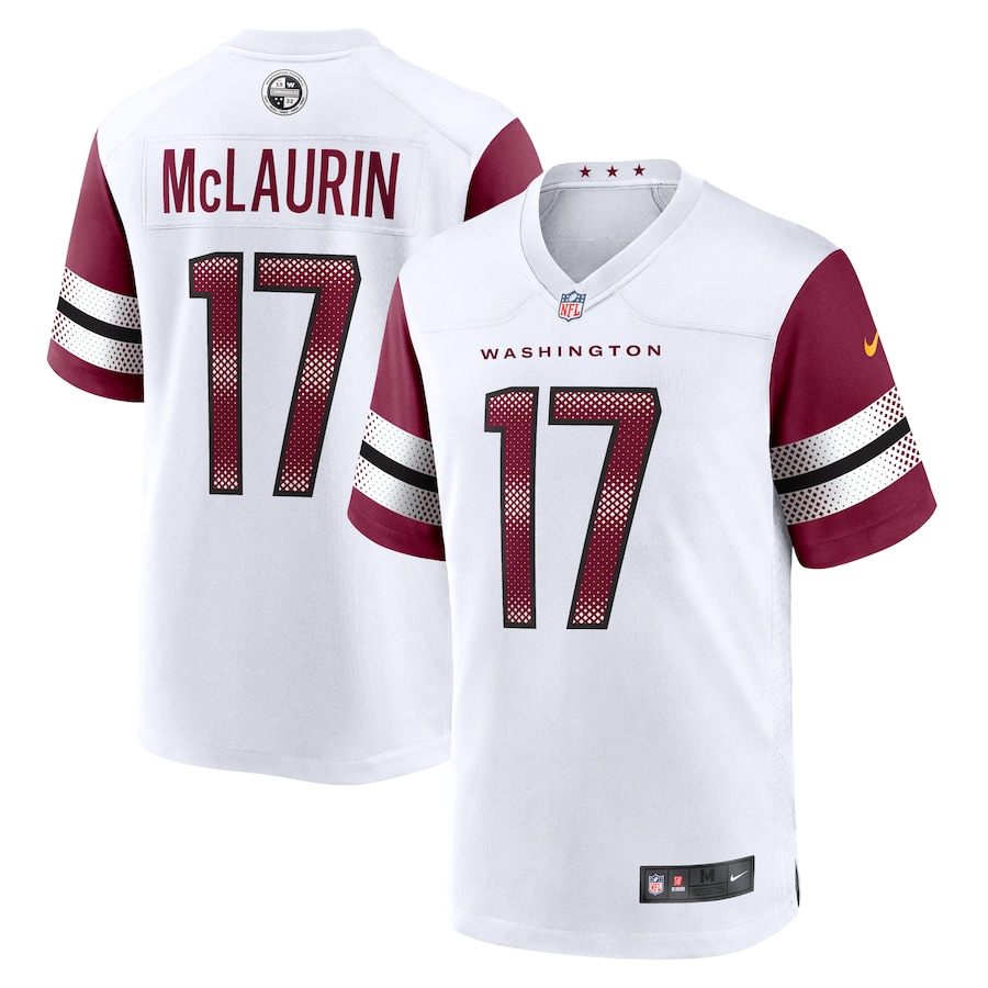 Men's - Nike Terry McLaurin White Washington Commanders Game Jersey