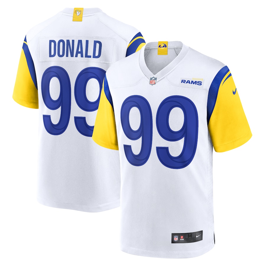 Men's - Nike White Aaron Donald Los Angeles Rams Alternate Game Jersey