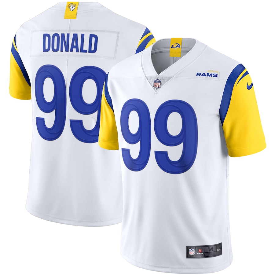Men's - Nike White Aaron Donald Los Angeles Rams Alternate Vapor Limited Jersey