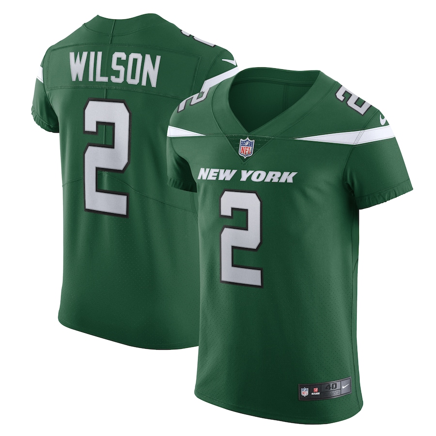 Men's - Nike Zach Wilson Gotham Green New York Jets Vapor Elite Jersey Men's - Nike Zach Wilson Gotham Green New York Jets Vapor Elite Jersey