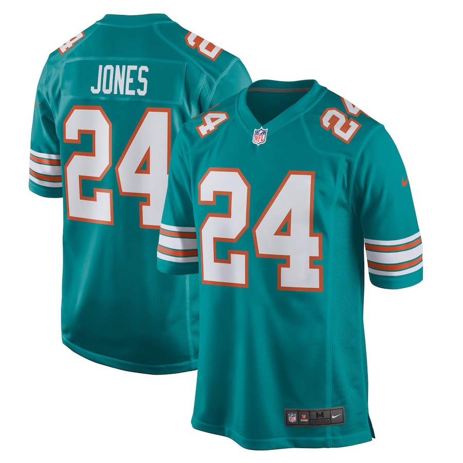 Youth - Miami Dolphins Nike Game Alternate Aqua - Byron Jones Jersey