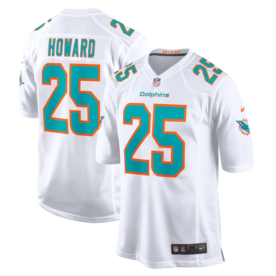Youth - Miami Dolphins Nike Game Road White - Xavien Howard Jersey Youth - Miami Dolphins Nike Game Road White - Xavien Howard Jersey