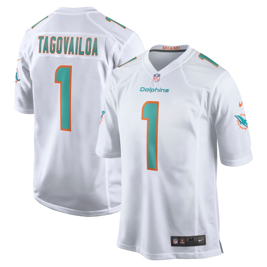 Men's - Miami Dolphins Road Game Tua Tagovailoa Jersey Men's - Miami Dolphins Road Game Tua Tagovailoa Jersey