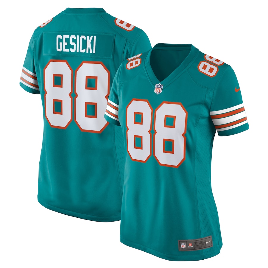 Women's - NUT DOL AQUA ALT 88 MIKE GESICKI NIKE GAME JERLADGME Jersey Women's - NUT DOL AQUA ALT 88 MIKE GESICKI NIKE GAME JERLADGME Jersey