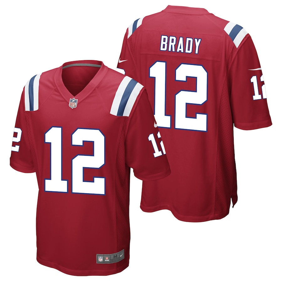 Youth - New England Patriots Alternate Game Tom Brady Jersey