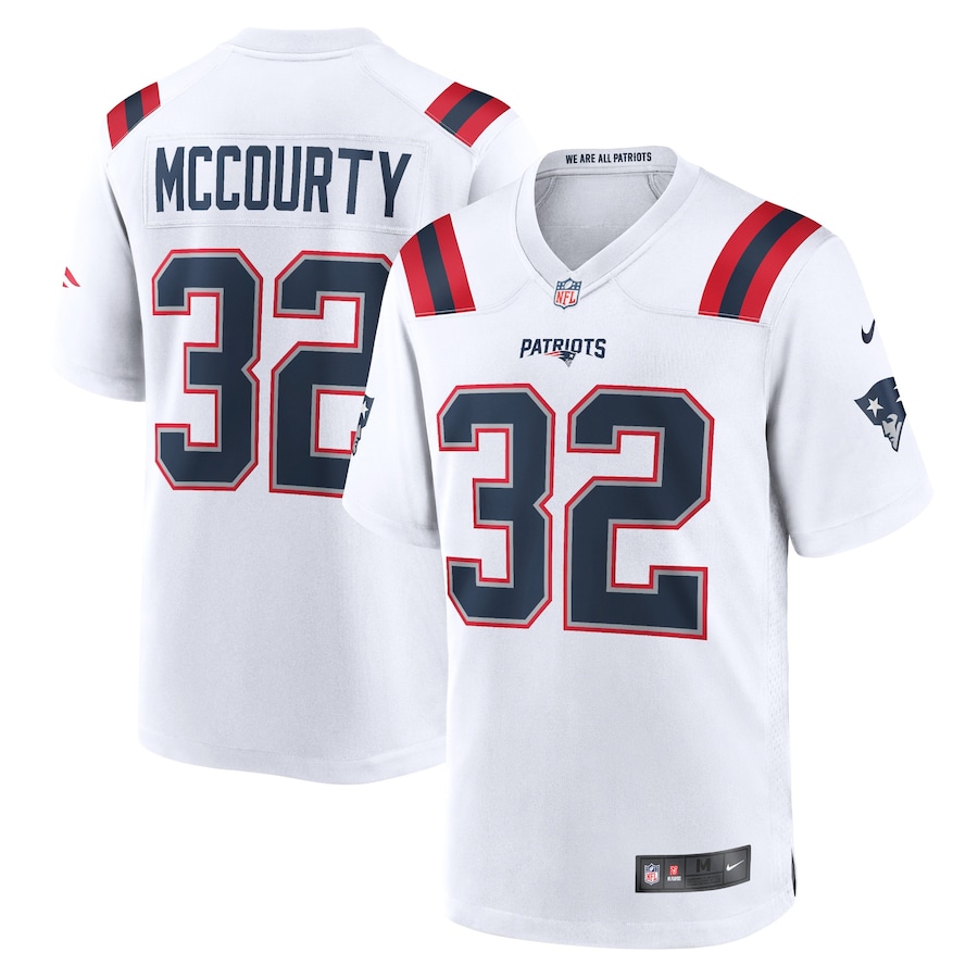 Youth - New England Patriots Nike Game Road White - Devin McCourty Jersey