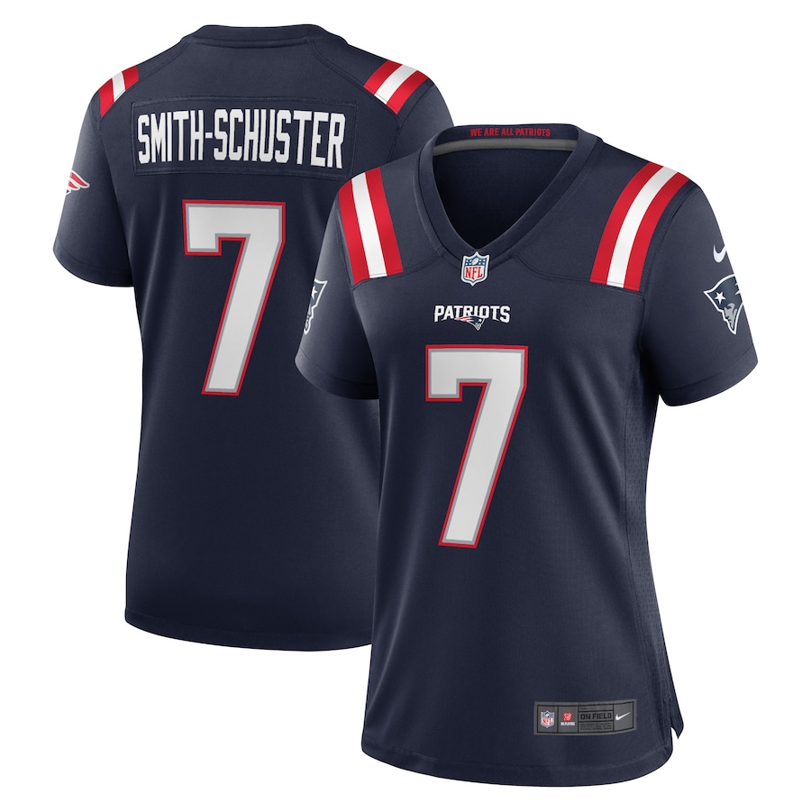 Women's - New England Patriots Nike Home Game Team Colour Navy - JuJu Smith-Schuster Jersey