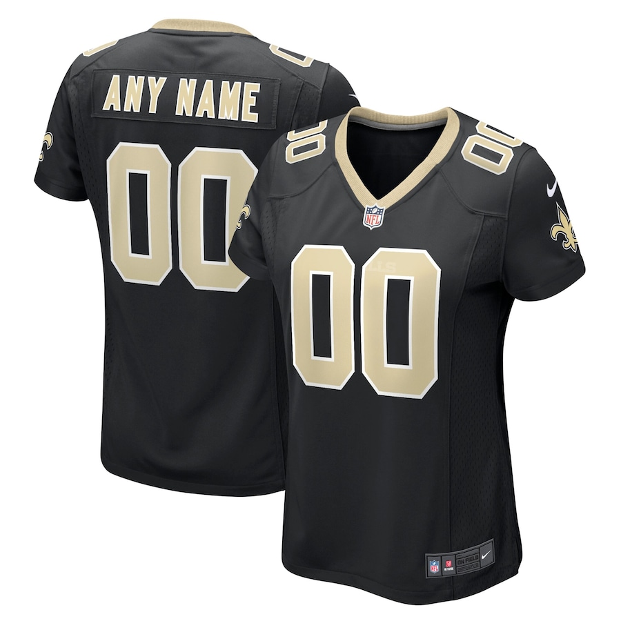 Women's - New Orleans Saints Nike Team Colour Custom Jersey