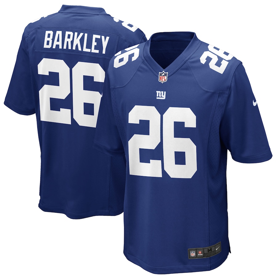 Youth - New York Giants Home Game Saquon Barkley Jersey