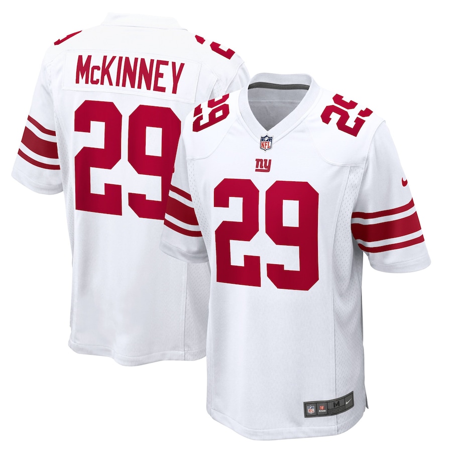 Men's - New York Giants Nike Game Road White - Xavier McKinney Jersey Men's - New York Giants Nike Game Road White - Xavier McKinney Jersey