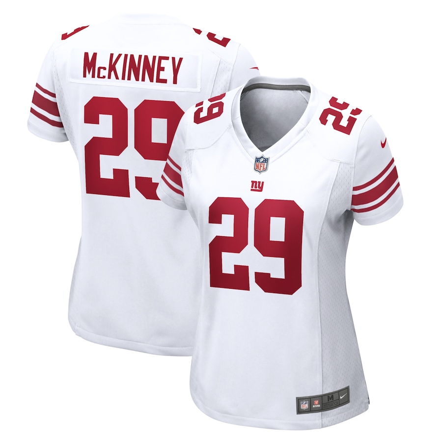 Women's - New York Giants Nike Game Road White - Xavier McKinney Jersey Women's - New York Giants Nike Game Road White - Xavier McKinney Jersey