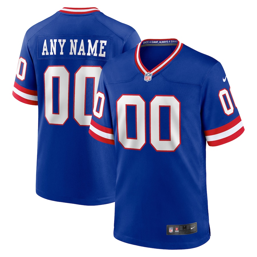 Men's - New York Giants Nike Game Secondary Alternate Custom Jersey Men's - New York Giants Nike Game Secondary Alternate Custom Jersey