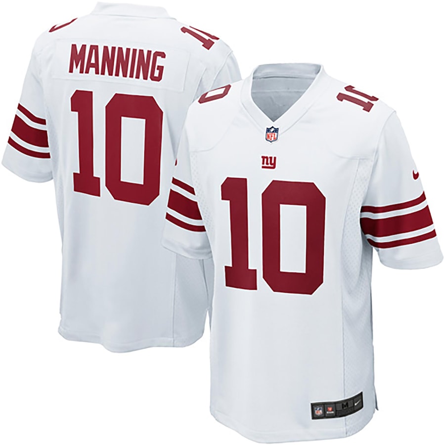 Youth - New York Giants Road Game Eli Manning Jersey