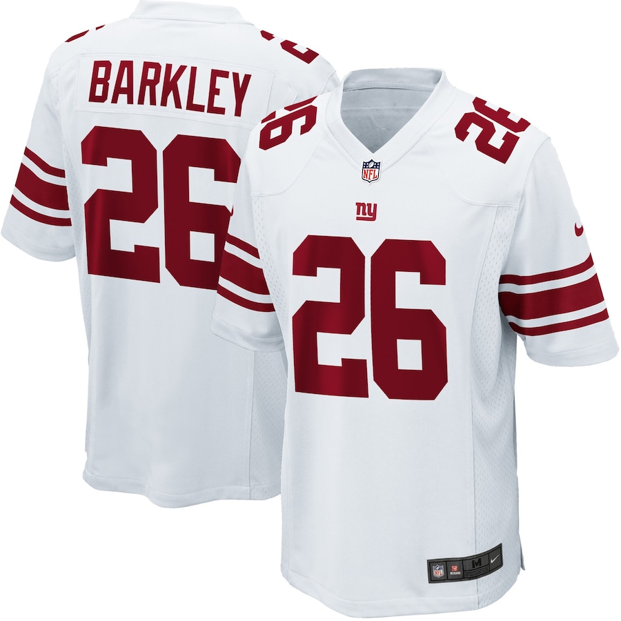 Youth - New York Giants Road Game Saquon Barkley Jersey