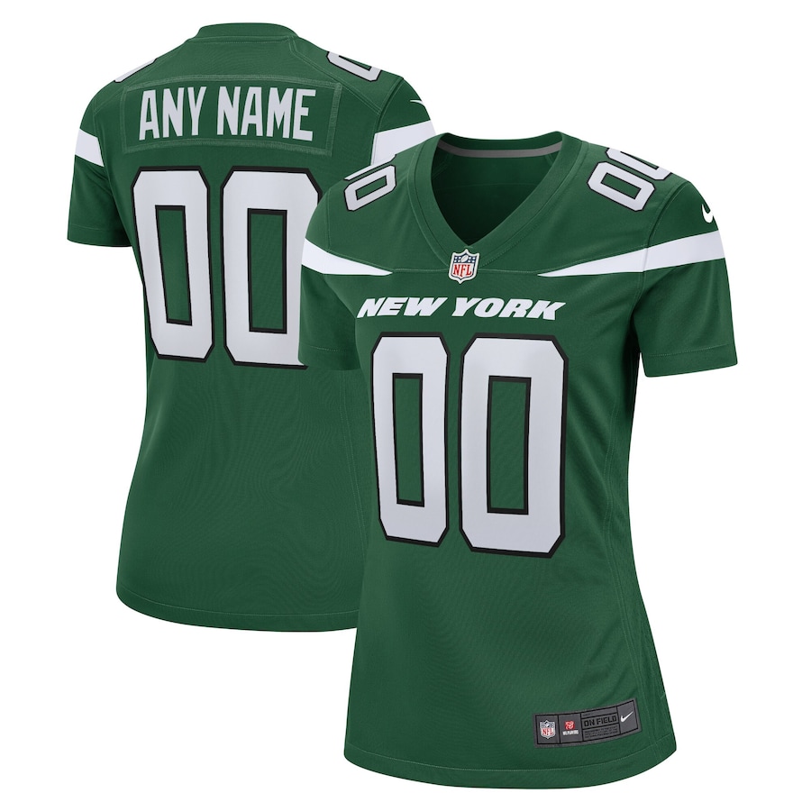 Women's - New York Jets Nike Team Colour Custom Jersey