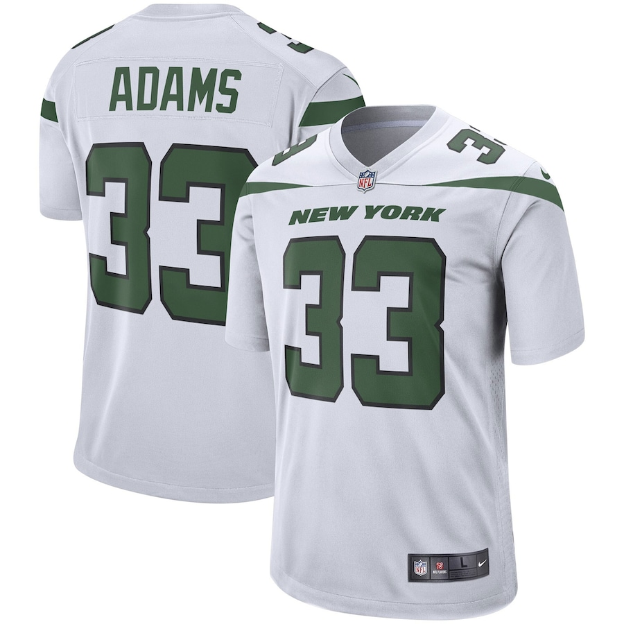Men's - New York Jets Road Game Jamal Adams Jersey Men's - New York Jets Road Game Jamal Adams Jersey