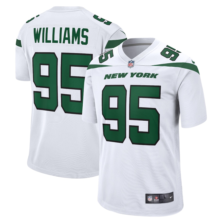 Men's - New York Jets Road Game Quinnen Williams Jersey Men's - New York Jets Road Game Quinnen Williams Jersey