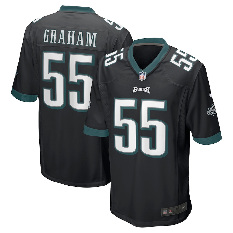 Men's - Philadelphia Eagles Nike Game Alternate Black - Brandon Graham Jersey Men's - Philadelphia Eagles Nike Game Alternate Black - Brandon Graham Jersey
