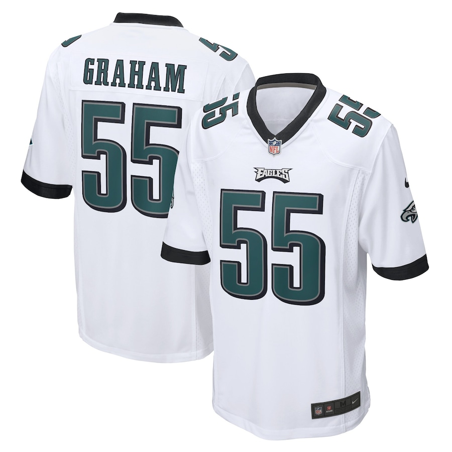Men's - Philadelphia Eagles Nike Game Road White - Brandon Graham Jersey Men's - Philadelphia Eagles Nike Game Road White - Brandon Graham Jersey