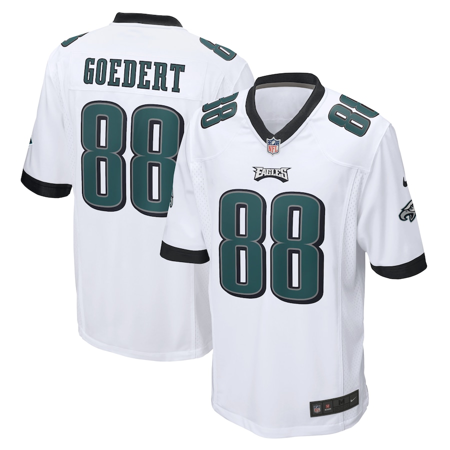 Men's - Philadelphia Eagles Nike Game Road White - Dallas Goedert Jersey