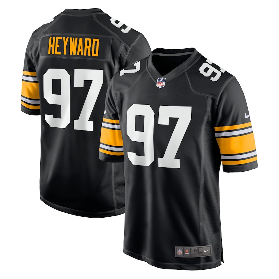 Youth - Pittsburgh Steelers Nike Game Alternate Black - Cameron Heyward Jersey