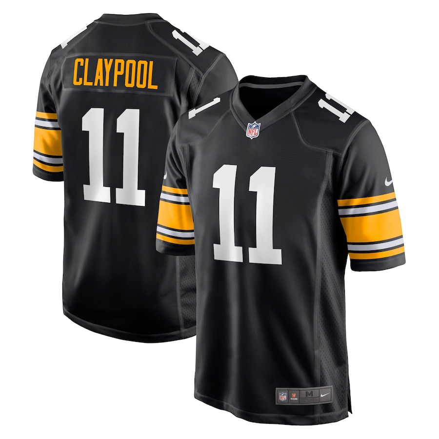 Youth - Pittsburgh Steelers Nike Game Alternate Black - Chase Claypool Jersey Youth - Pittsburgh Steelers Nike Game Alternate Black - Chase Claypool Jersey