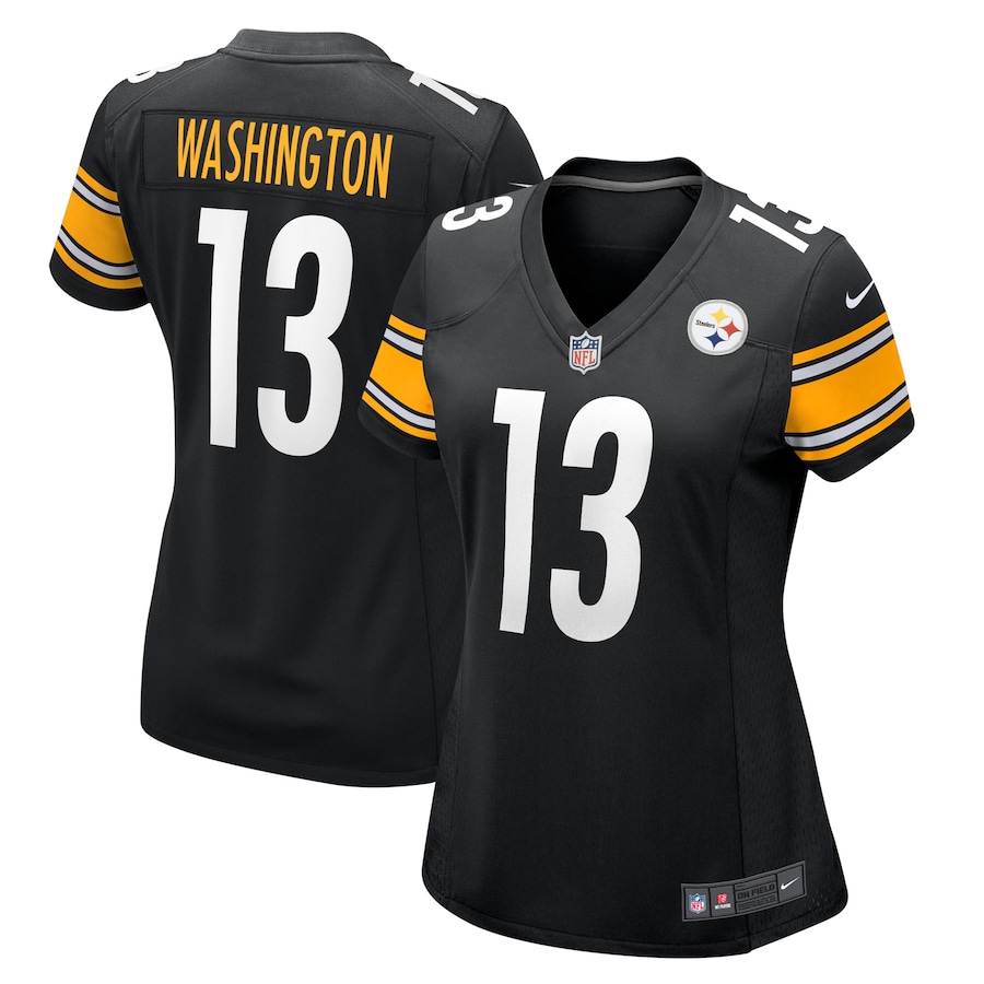 Women's - Pittsburgh Steelers Nike Home Game Black - James Washington Jersey Women's - Pittsburgh Steelers Nike Home Game Black - James Washington Jersey
