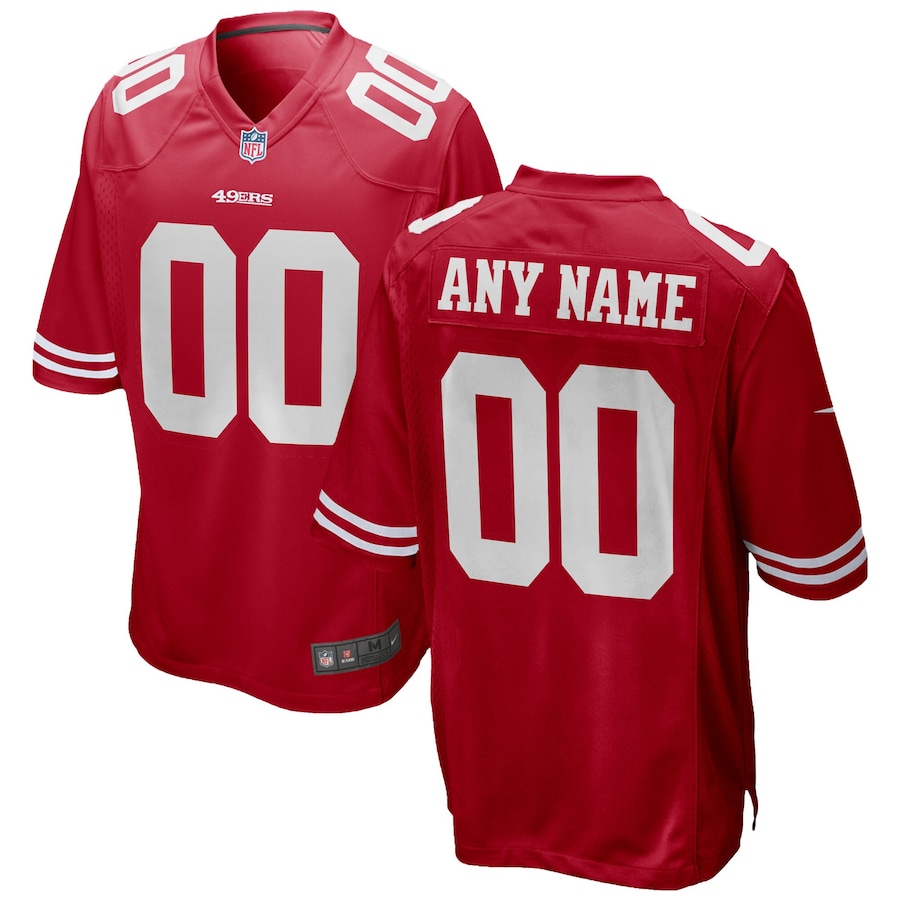 Youth - San Francisco 49ers Home Game Custom Jersey Youth - San Francisco 49ers Home Game Custom Jersey
