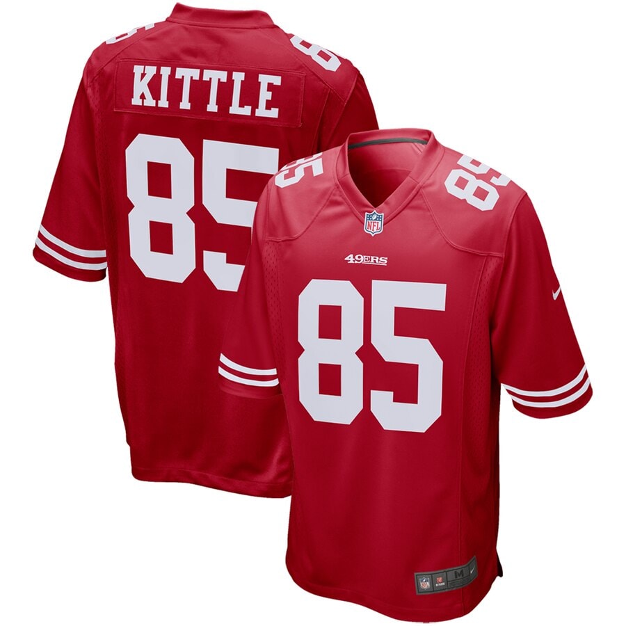 Youth - San Francisco 49ers Home Game George Kittle Jersey