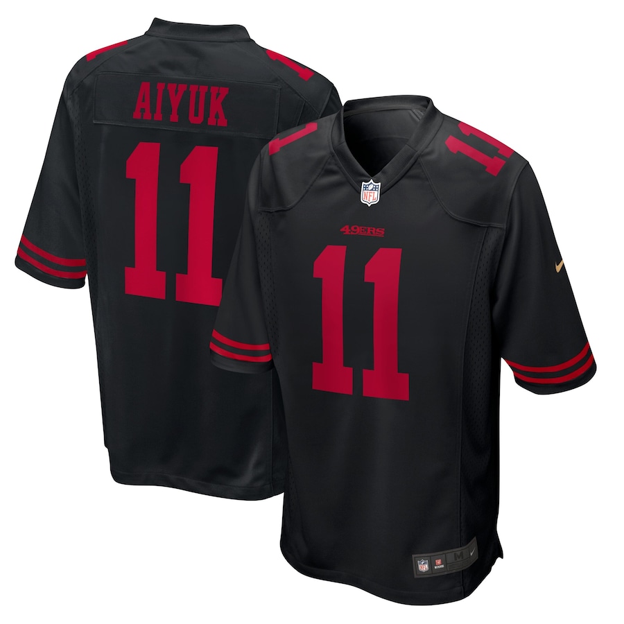 Youth - San Francisco 49ers Nike Game Alternate Black - Brandon Aiyuk Jersey Youth - San Francisco 49ers Nike Game Alternate Black - Brandon Aiyuk Jersey