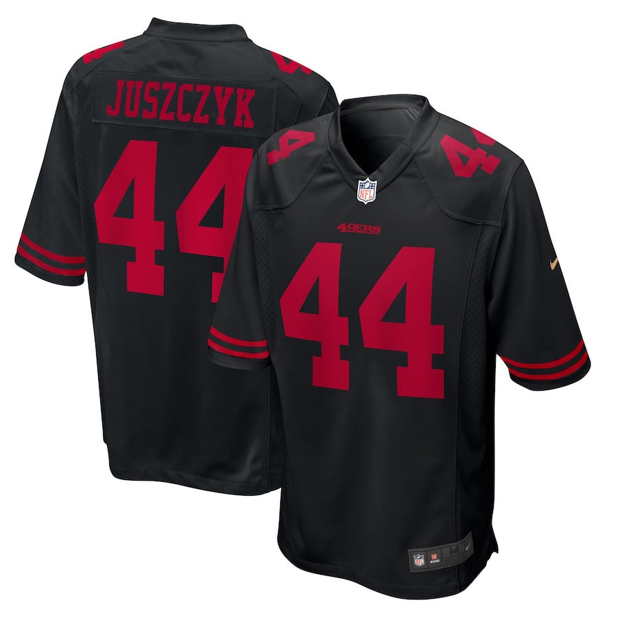 Youth - San Francisco 49ers Nike Game Alternate Black - Kyle Juszczyk Jersey