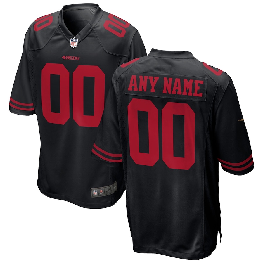 Men's - San Francisco 49ers Nike Game Alternate Custom Jersey Men's - San Francisco 49ers Nike Game Alternate Custom Jersey