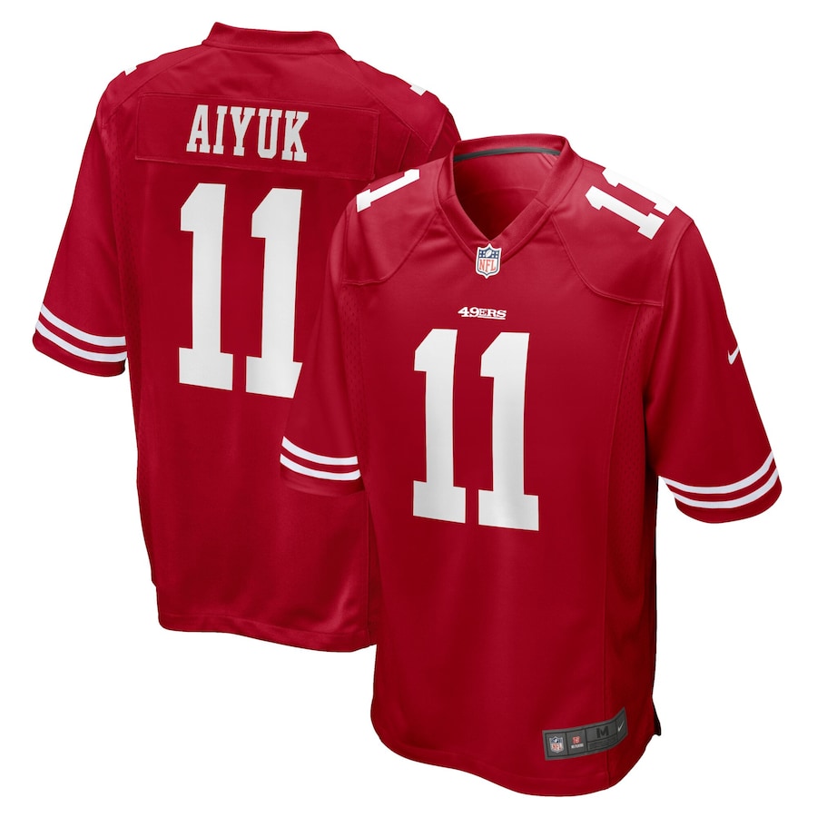 Youth - San Francisco 49ers Nike Home Game Scarlet - Brandon Aiyuk Jersey Youth - San Francisco 49ers Nike Home Game Scarlet - Brandon Aiyuk Jersey