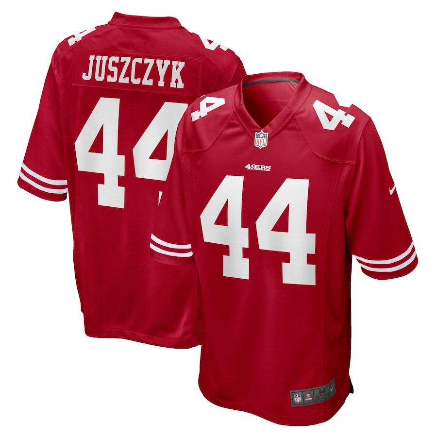 Youth - San Francisco 49ers Nike Home Game Scarlet - Kyle Juszczyk Jersey