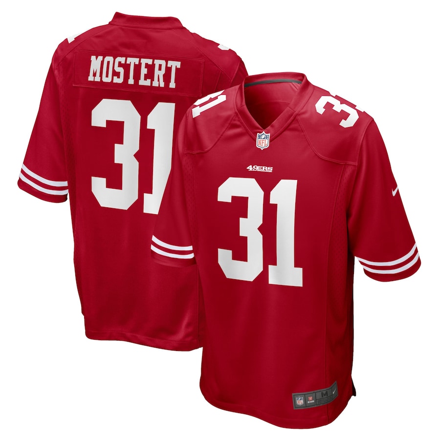 Youth - San Francisco 49ers Nike Home Game Scarlet - Raheem Mostert Jersey