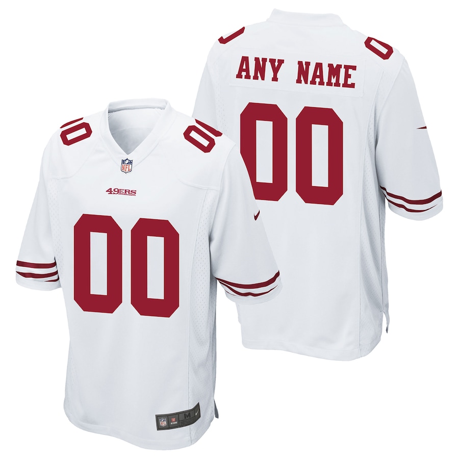 Youth - San Francisco 49ers Road Game Custom Jersey Youth - San Francisco 49ers Road Game Custom Jersey