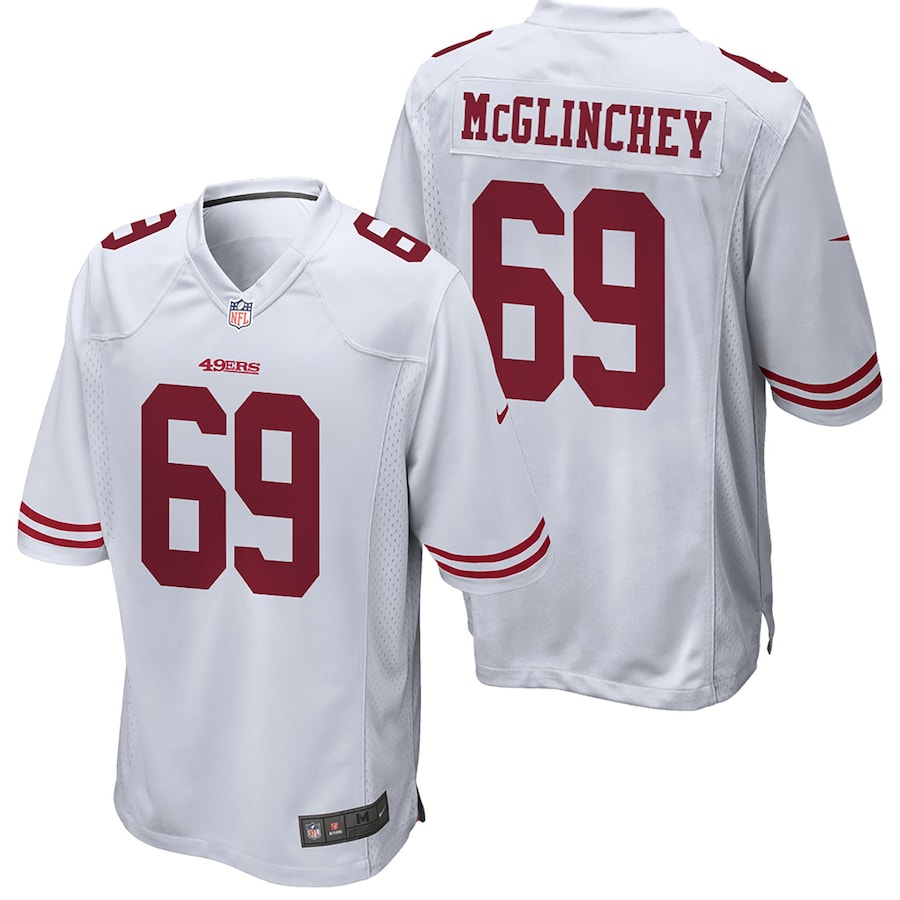 Youth - San Francisco 49ers Road Game Mike McGlinchey Jersey