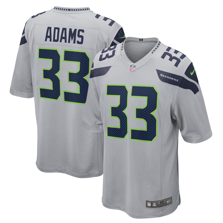Youth - Seattle Seahawks Nike Alternate Game Gray - Jamal Adams Jersey Youth - Seattle Seahawks Nike Alternate Game Gray - Jamal Adams Jersey
