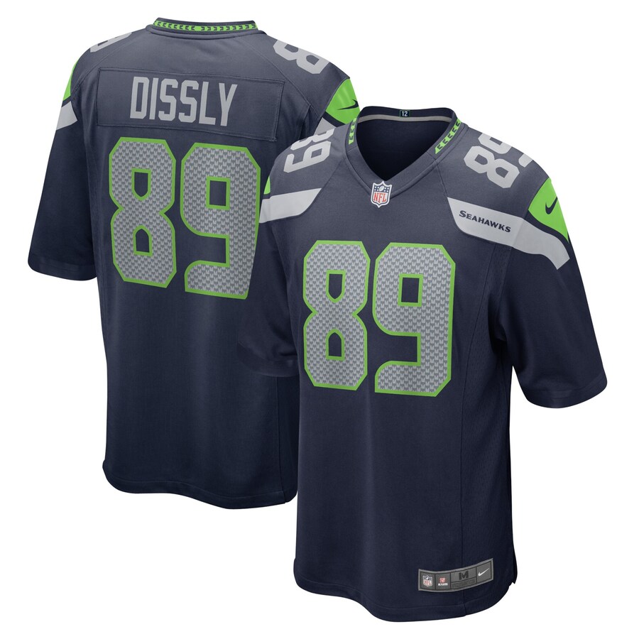 Men's - Seattle Seahawks Nike Home Game College Navy - Will Dissly Jersey Men's - Seattle Seahawks Nike Home Game College Navy - Will Dissly Jersey