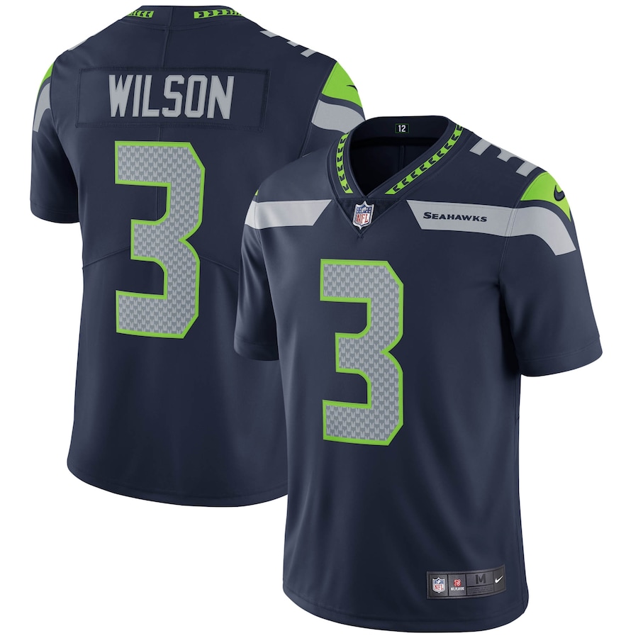 Men's - Seattle Seahawks Nike Limited Team Colour Home Wilson Jersey Men's - Seattle Seahawks Nike Limited Team Colour Home Wilson Jersey