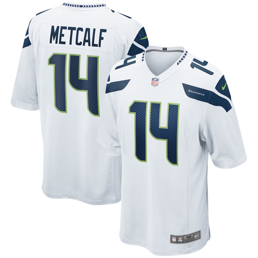 Men's - Seattle Seahawks Road Game Draft Pick - DK Metcalf Jersey Men's - Seattle Seahawks Road Game Draft Pick - DK Metcalf Jersey