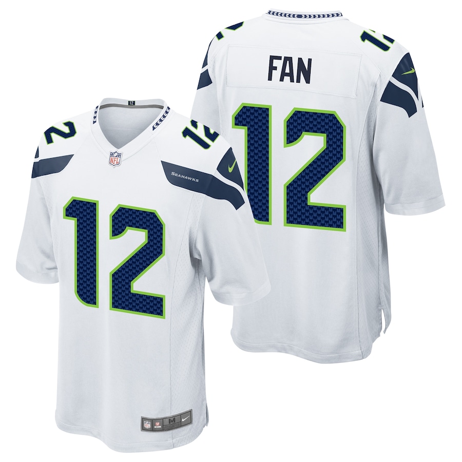 Men's - Seattle Seahawks Road Game Fan 12 Jersey Men's - Seattle Seahawks Road Game Fan 12 Jersey