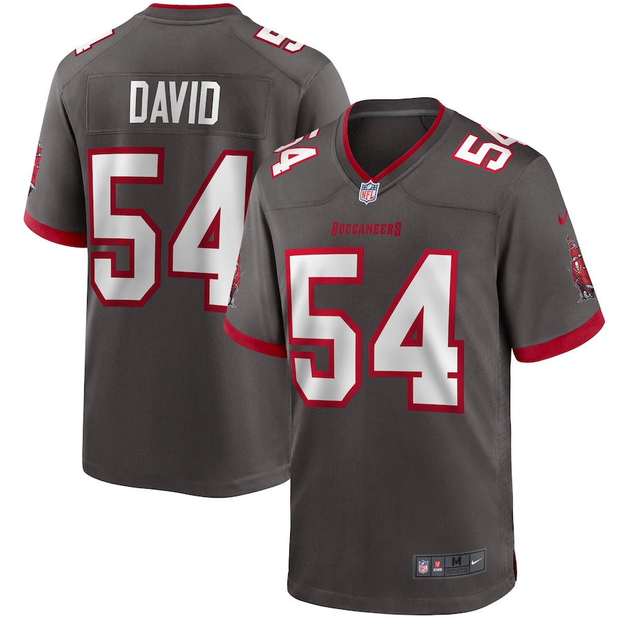 Youth - Tampa Bay Buccaneers Nike Game Alternate Deep Pewter - Lavonte David Jersey