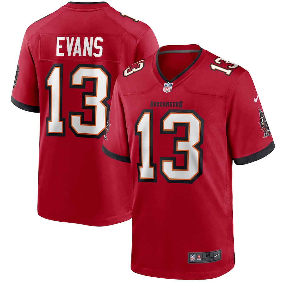 Men's - Tampa Bay Buccaneers Nike Game Team Colour Gym Red - Mike Evans Jersey Men's - Tampa Bay Buccaneers Nike Game Team Colour Gym Red - Mike Evans Jersey