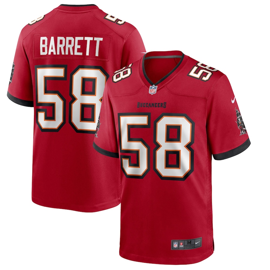 Men's - Tampa Bay Buccaneers Nike Game Team Colour Gym Red - Shaquil Barrett Jersey Men's - Tampa Bay Buccaneers Nike Game Team Colour Gym Red - Shaquil Barrett Jersey