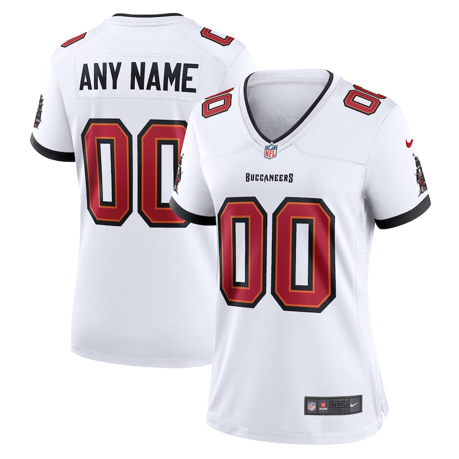 Women's - Tampa Bay Buccaneers Nike Games Road Custom Jersey