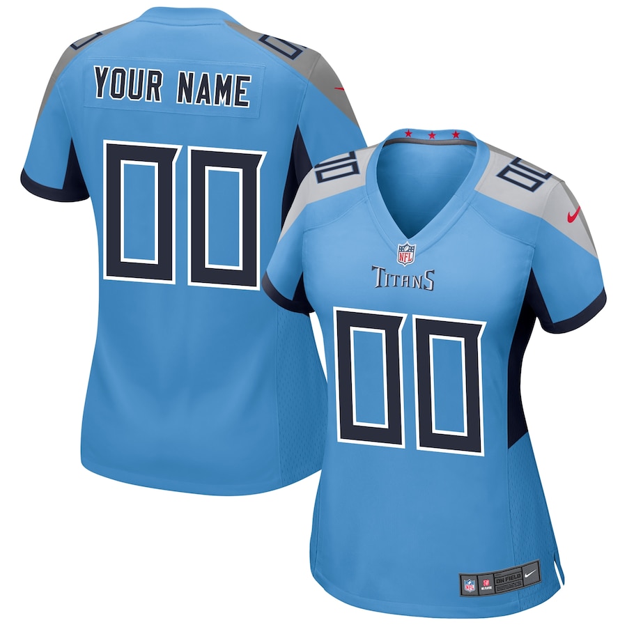 Women's - Tennessee Titans Alternate Game Custom Jersey